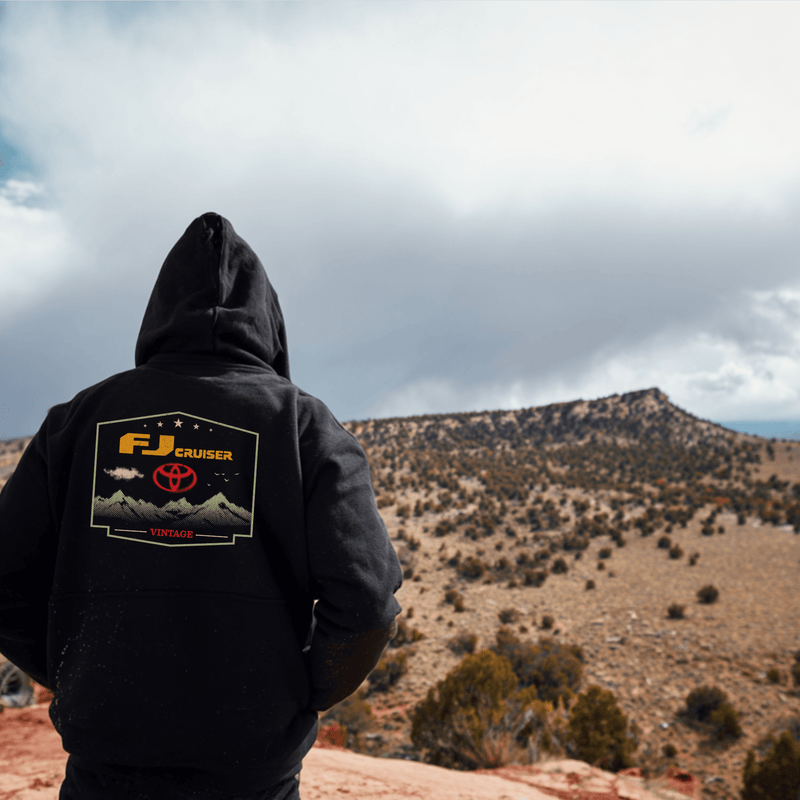 Toyota FJ Cruiser Vintage Zip - Up Hoodie - Goats Trail