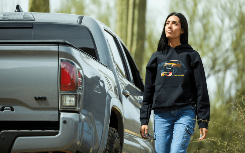 Toyota FJ Hoodie - Rugged Off Road Adventure Apparel - Goats Trail