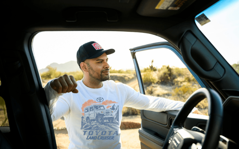 Toyota Land Cruiser 4x4 Off-Road Long Sleeve Shirt Long-Sleeve T-shirt