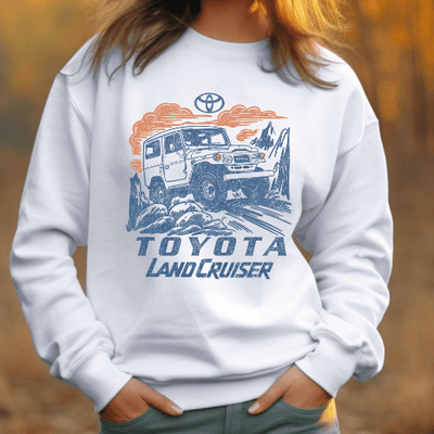 Toyota Land Cruiser 4x4 Off-Road Sweatshirt Crewneck Sweatshirt