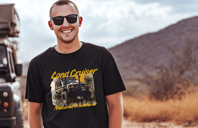 Toyota Land Cruiser Big and Tall T-shirt - Goats Trail
