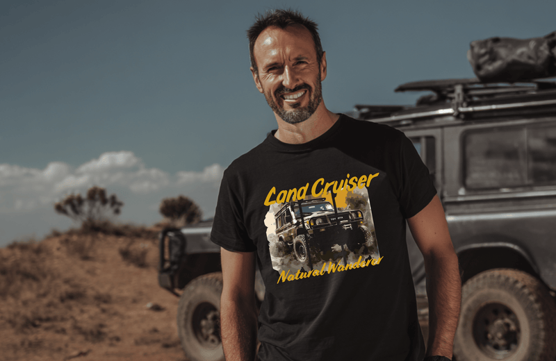 Toyota Land Cruiser Big and Tall T-shirt - Goats Trail