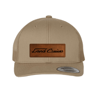 Toyota Land Cruiser Leather Patch Vintage Licensed Hat - Goats Trail