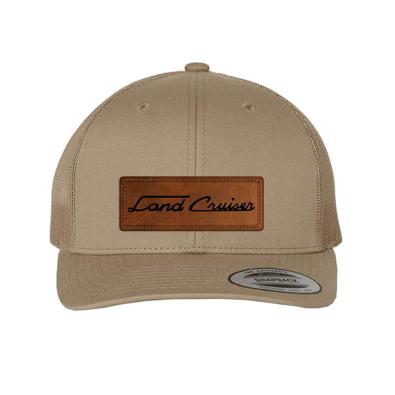 Toyota Land Cruiser Leather Patch Vintage Licensed Hat - Goats Trail