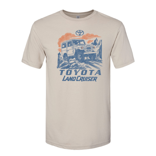 Toyota Land Cruiser Off-Road 4x4 T-shirt Slate / Small Unisex T-shirt