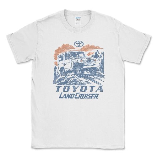 Toyota Land Cruiser Off-Road 4x4 T-shirt White / Small Unisex T-shirt