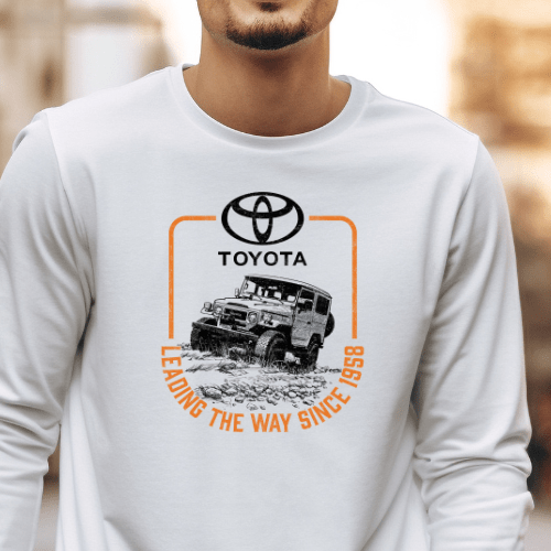 Toyota Land Cruiser Since 1958 Long Sleeve Tee Long-Sleeve T-shirt