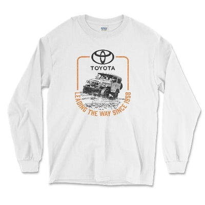 Toyota Land Cruiser Since 1958 Long Sleeve Tee White / Small Long-Sleeve T-shirt