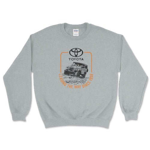 Toyota Land Cruiser Since 1958 Sweatshirt Heather Sport Grey / Small Crewneck Sweatshirt