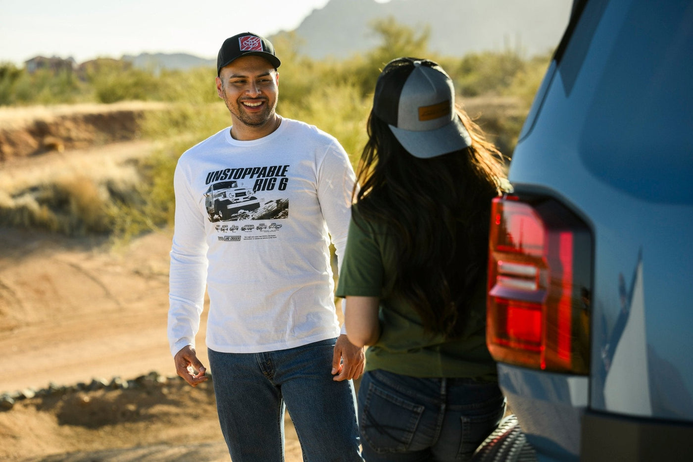 Toyota Land Cruiser Vintage Long Sleeve Tee-Unstoppable Big 6 Long-Sleeve T-shirt