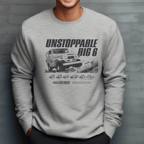 Toyota Land Cruiser Vintage Sweatshirt-Comfort and Retro Style Crewneck Sweatshirt