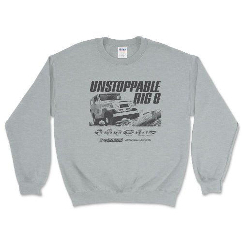 Toyota Land Cruiser Vintage Sweatshirt-Comfort and Retro Style Heather Sport Grey / Small Crewneck Sweatshirt