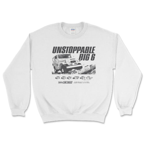 Toyota Land Cruiser Vintage Sweatshirt-Comfort and Retro Style White / Small Crewneck Sweatshirt