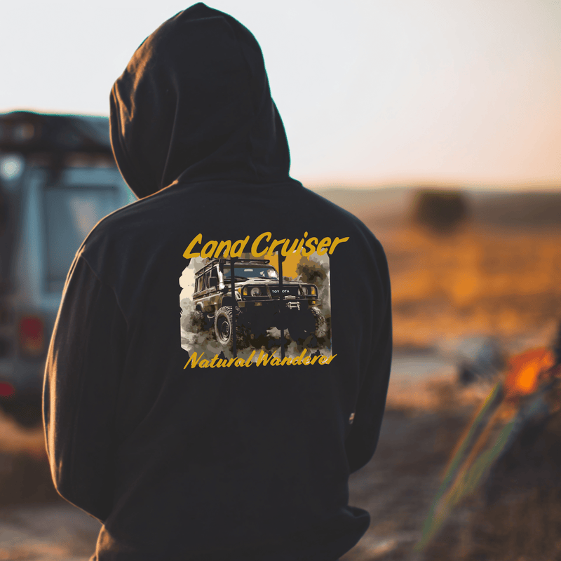 Toyota Land Cruiser Vintage Zip - Up Hoodie - Goats Trail