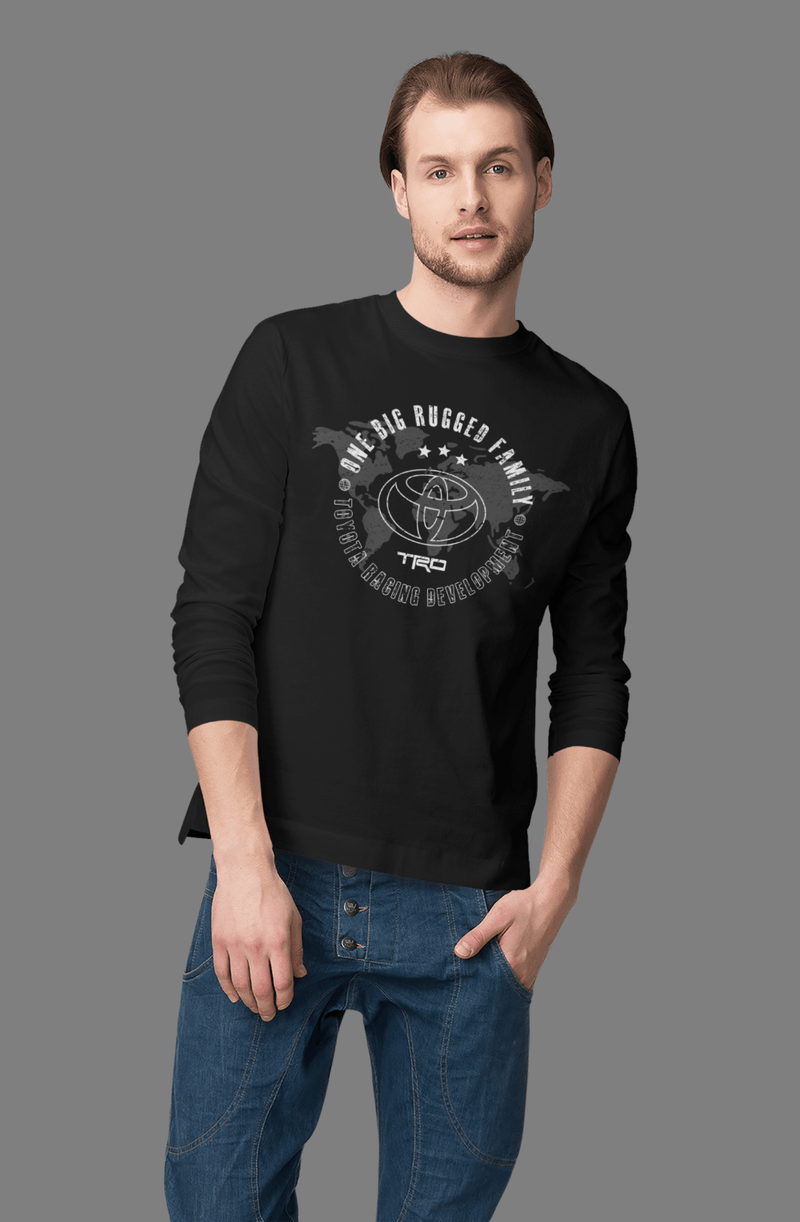 Toyota Long Sleeve T-shirt - One Big Rugged Family - Goats Trail