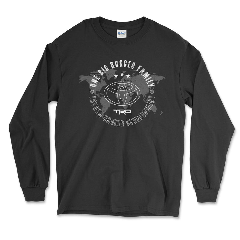 Toyota Long Sleeve T-shirt - One Big Rugged Family - Goats Trail