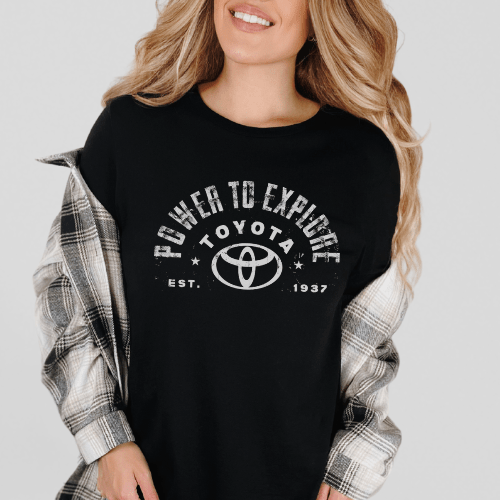 Toyota Long Sleeve Tee Shirt - Power to Explore - Goats Trail