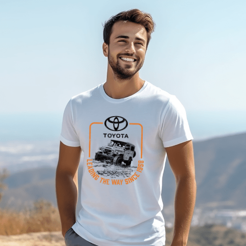 Toyota Men's Big and Tall Land Cruiser Since 1958 T-shirt Big and Tall Shirts