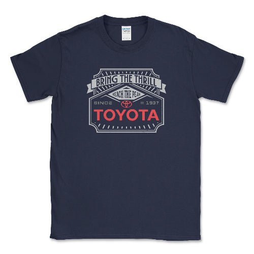 Toyota Men's Big and Tall Off-Road Bring the Thrill Shirt Navy / LT Big and Tall Shirts
