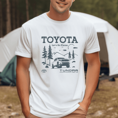 Toyota Men's Big and Tall Tundra Let's Go Places Tee Big and Tall Shirts