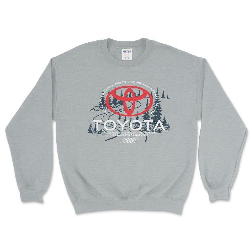 Toyota Off-Road Heritage 4x4 Crewneck Sweatshirt Heather Sport Grey / Small Crewneck Sweatshirt