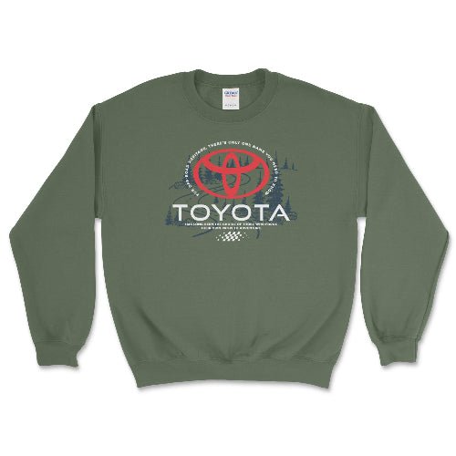 Toyota Off-Road Heritage 4x4 Crewneck Sweatshirt Military Green / Small Crewneck Sweatshirt