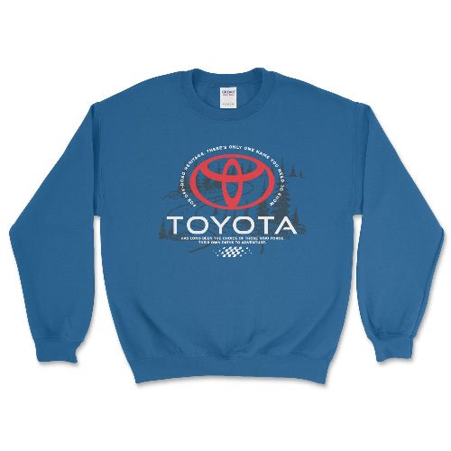Toyota Off-Road Heritage 4x4 Crewneck Sweatshirt Royal / Small Crewneck Sweatshirt