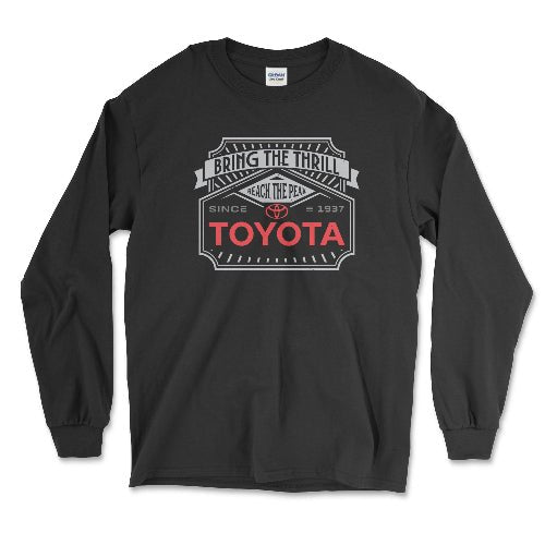 Toyota Off-Road Long Sleeve Shirt-Bring the Thrill Black / Small Long-Sleeve T-shirt