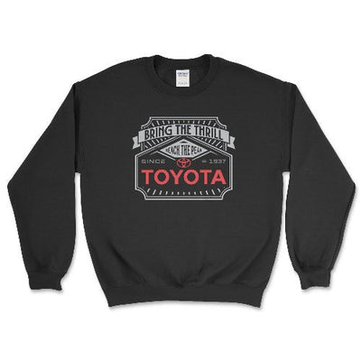 Toyota Off-Road Sweatshirt-Bring the Thrill Black / Small Crewneck Sweatshirt
