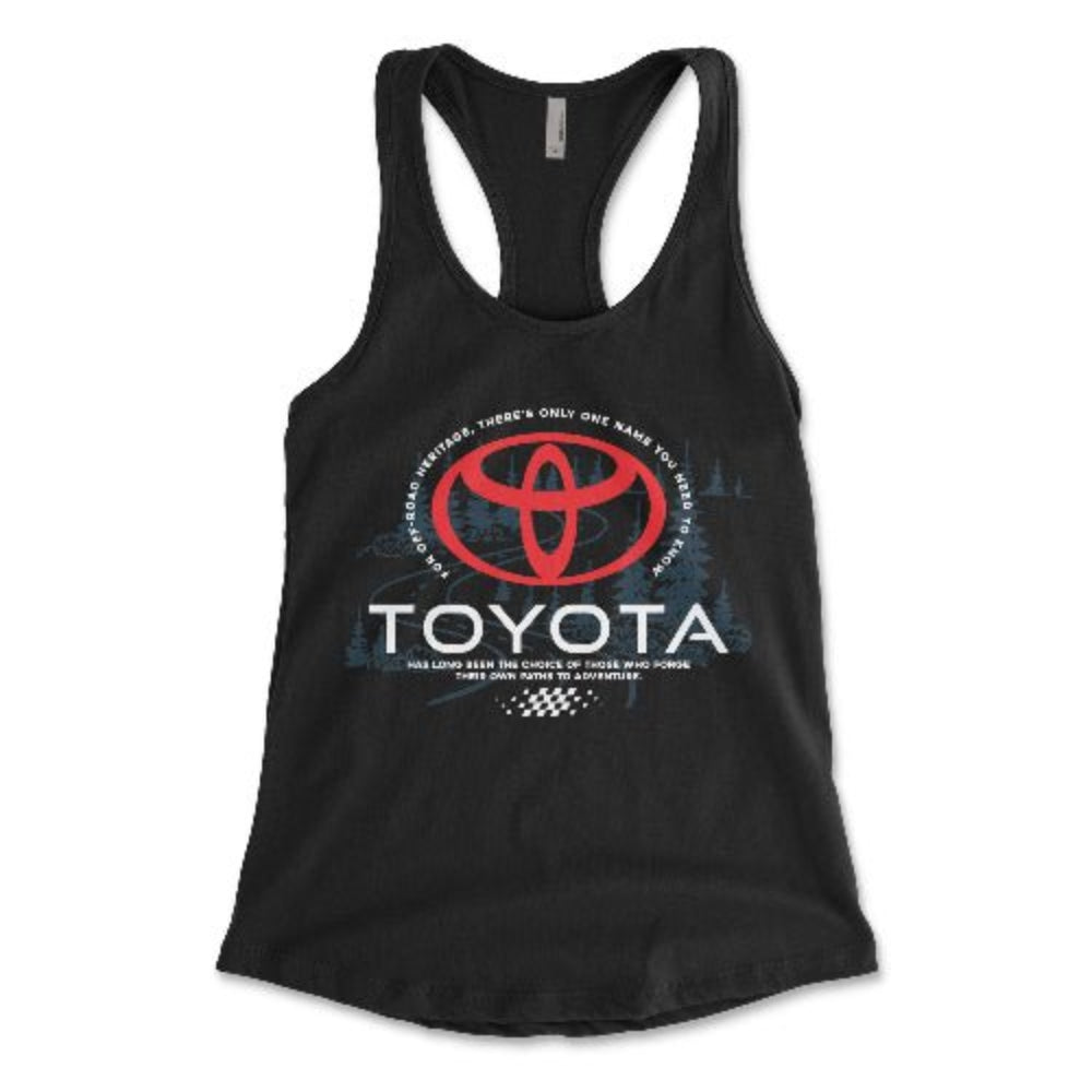 Toyota Off Road Women's Tank-Forge Your Own Path Black / Small Women's Tank Tops