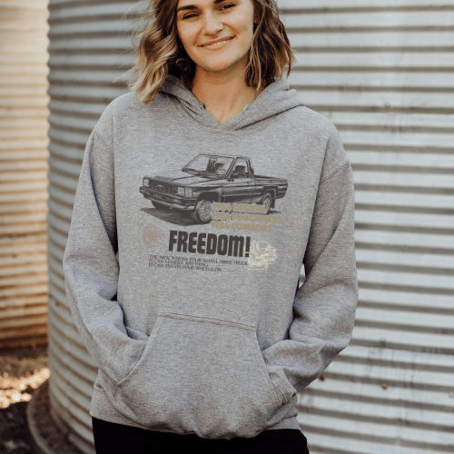 Toyota Pick-Up Truck Vintage Hoodie-4x4 Adventure Hooded Sweatshirt