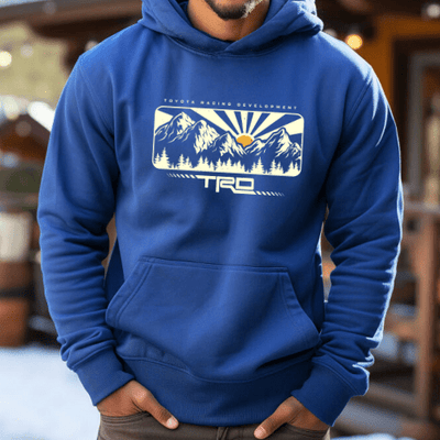 Toyota Racing Development 4x 4 Off Road Mountain Hoodie Hooded Sweatshirt