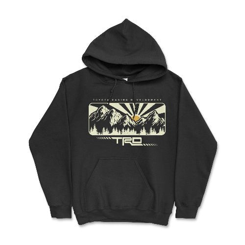 Toyota Racing Development 4x 4 Off Road Mountain Hoodie Black / Small Hooded Sweatshirt