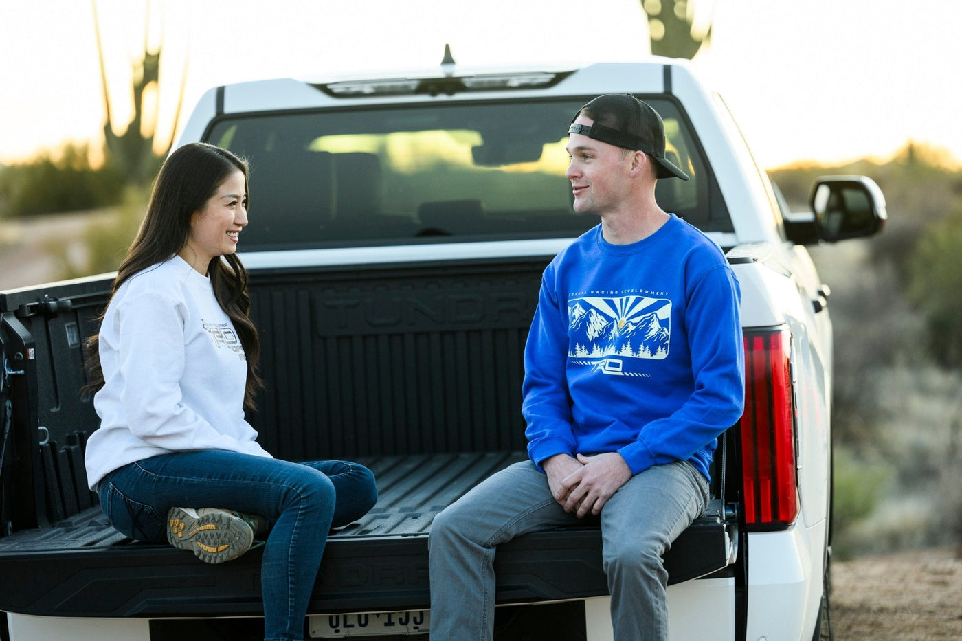 Toyota Racing Development Off Road Mountain 4x4 Sweatshirt Crewneck Sweatshirt