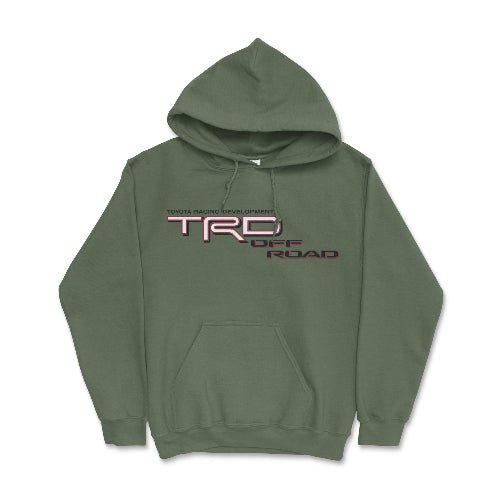 Toyota Racing Development TRD Off-Road Hoodie Military Green / Small Hooded Sweatshirt