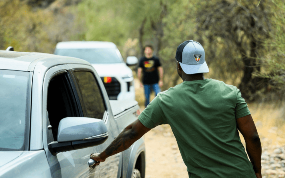 Toyota Retro Logo Badge Snapback Hat Hats