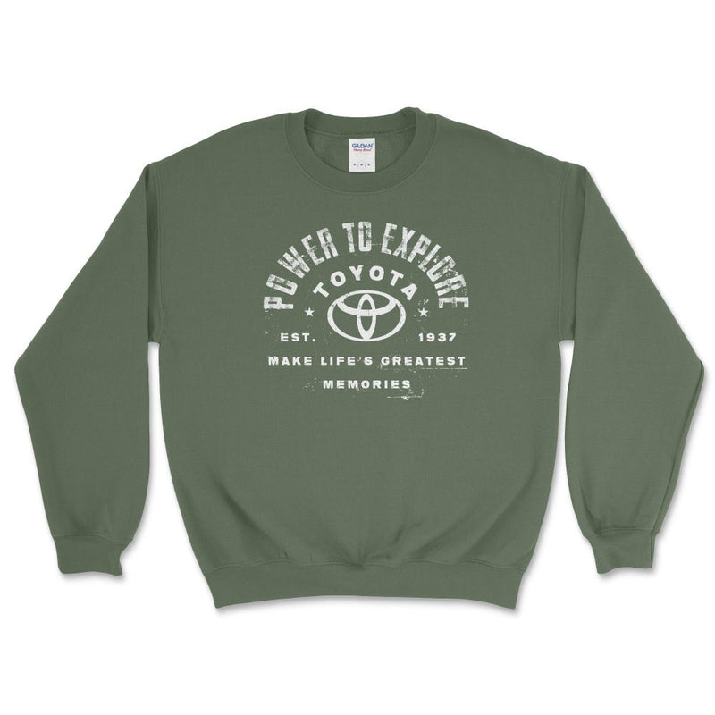 Toyota Sweatshirt - Power to Explore - Goats Trail