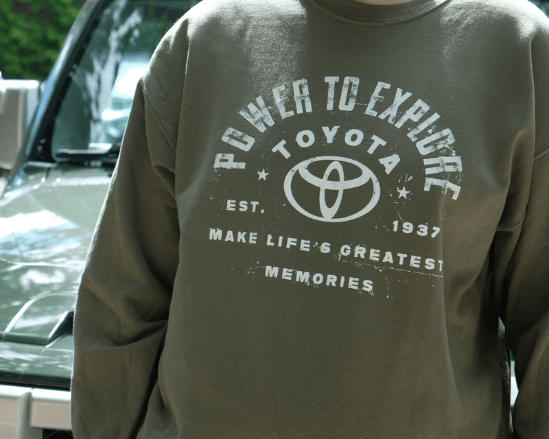 Toyota Sweatshirt - Power to Explore - Goats Trail