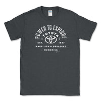 Toyota T-shirt - Power to Explore Off Road Adventures - Goats Trail