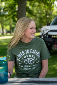 Toyota T-shirt-Power to Explore Off Road Adventures - Goats Trail
