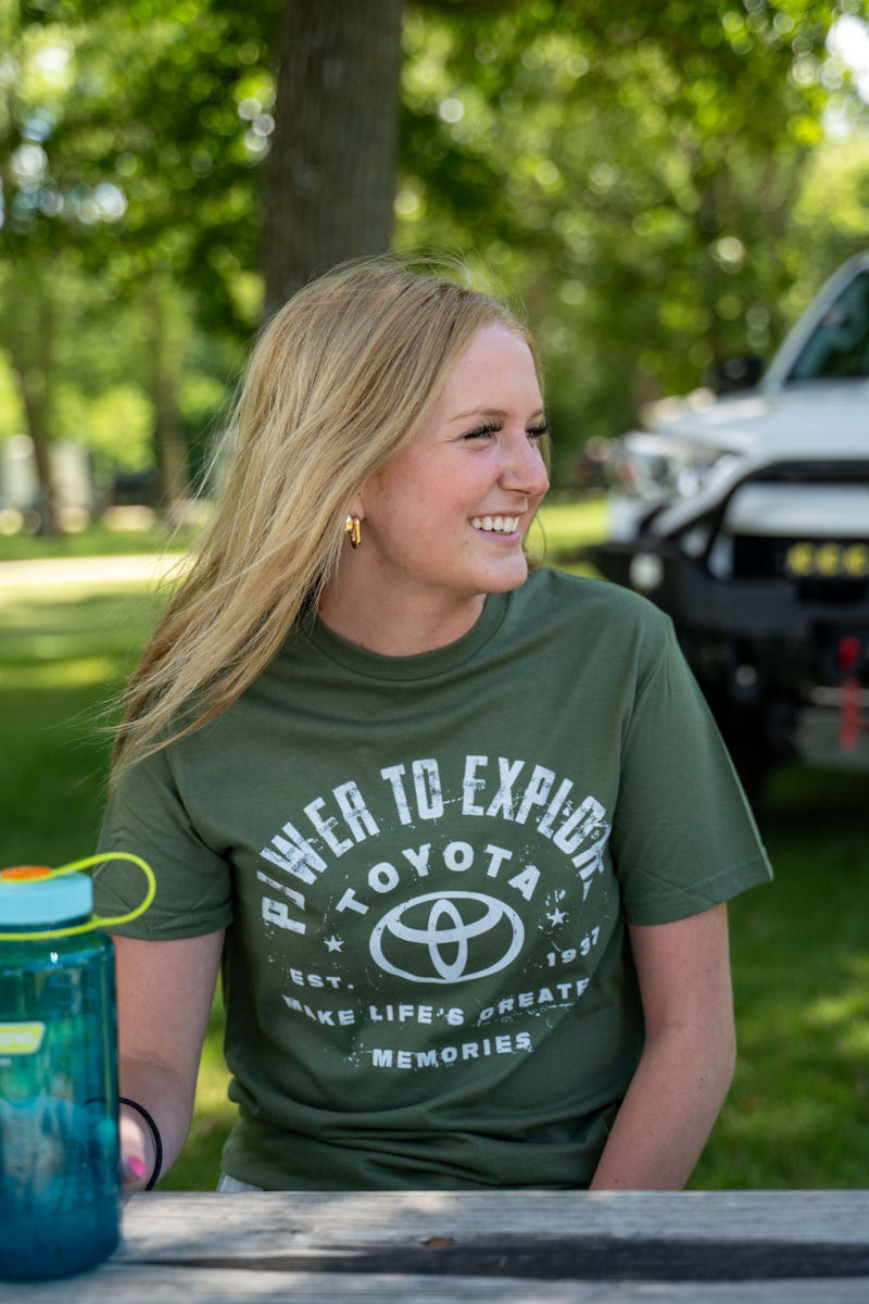 Toyota T-shirt-Power to Explore Off Road Adventures - Goats Trail