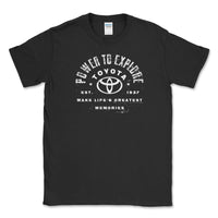 Toyota T-shirt - Power to Explore Off Road Adventures - Goats Trail