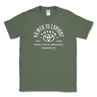 Toyota T-shirt - Power to Explore Off Road Adventures - Goats Trail