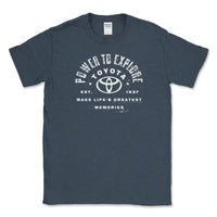 Toyota T-shirt - Power to Explore Off Road Adventures - Goats Trail