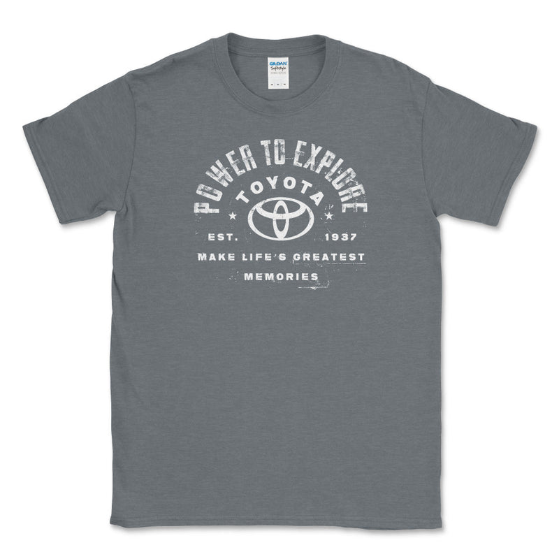 Toyota T-shirt - Power to Explore Off Road Adventures - Goats Trail