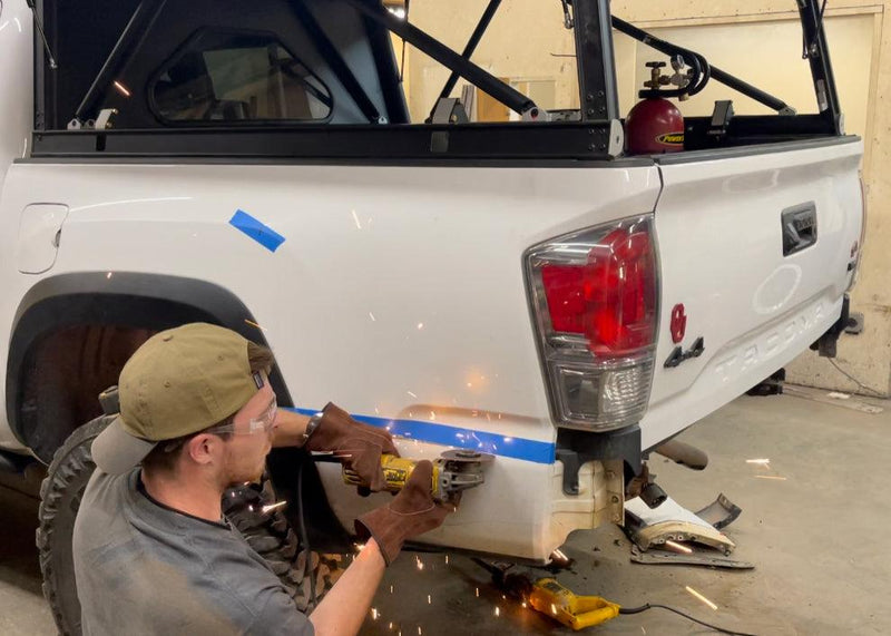 Toyota Tacoma 3rd Gen (16 - 23) Hi - Lite High Clearance Rear Bumper - Goats Trail