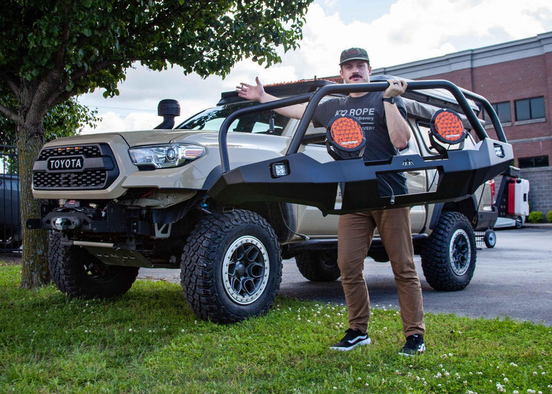 Toyota Tacoma 3rd Gen (16 - 23) Hi - Lite Overland Front Bumper [Bull Bar] - Goats Trail