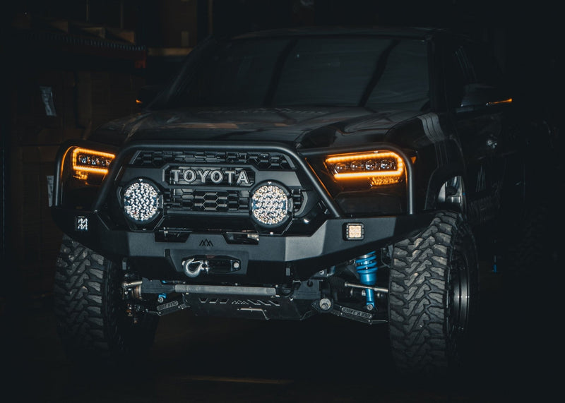Toyota Tacoma 3rd Gen (16 - 23) Hi - Lite Overland Front Bumper [Bull Bar] - Goats Trail