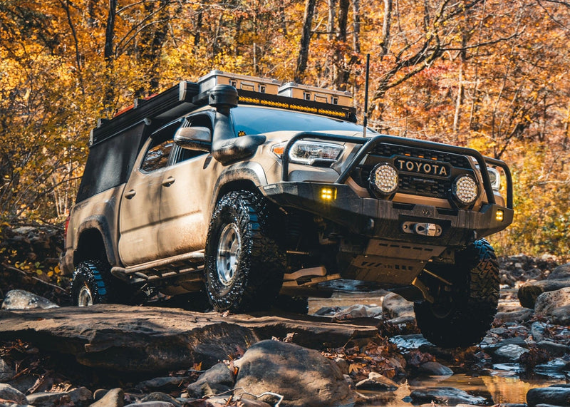 Toyota Tacoma 3rd Gen (16 - 23) Hi - Lite Overland Front Bumper [Bull Bar] - Goats Trail