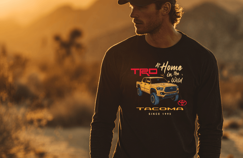 Toyota Tacoma At Home in the Wild 4x4 Long Sleeve Tee - Goats Trail